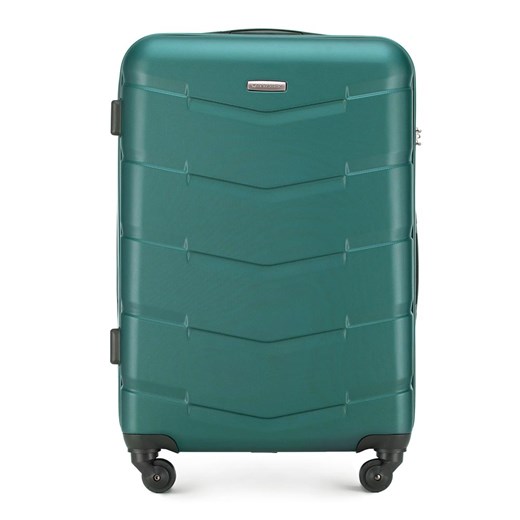 Średnia walizka z ABS-u w deseń Wittchen wyprzedaż WITTCHEN