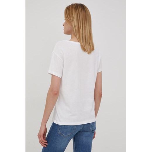 Brave Soul t-shirt bawełniany kolor biały S ANSWEAR.com