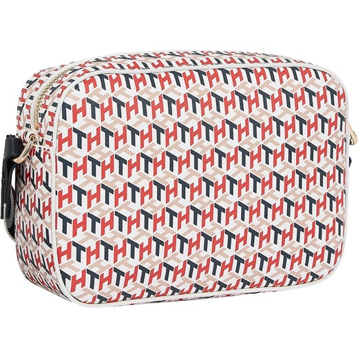 TOMMY HILFIGER TOREBKA DAMSKA ICONIC TOMMY CAMERA BAG CORP MON ECRU AW0AW11519 Tommy Hilfiger UNI promocyjna cena messimo