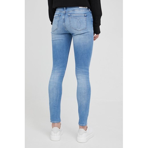 Calvin Klein Jeans jeansy damskie medium waist 28 ANSWEAR.com