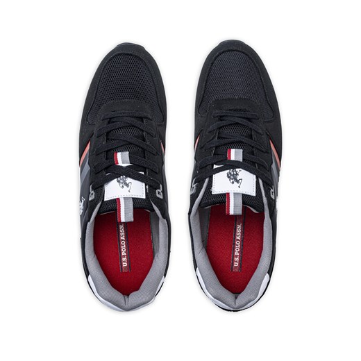 Sneakersy męskie czarne U.S. Polo Assn NOBIL006M/2TH1 BLK 42 Sneaker Peeker