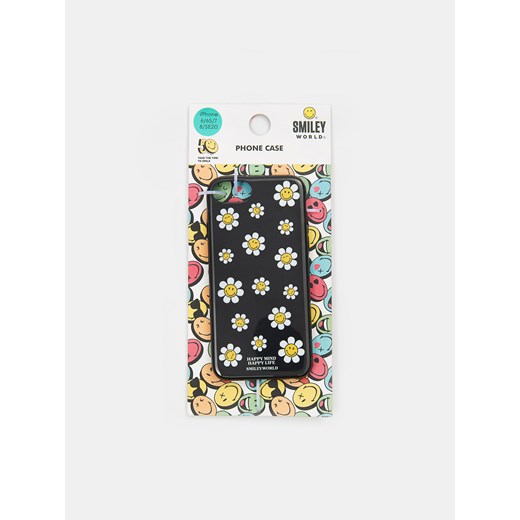 Sinsay - Etui iPhone 6/7/8/SE SmileyWorld® - Czarny Sinsay Jeden rozmiar Sinsay