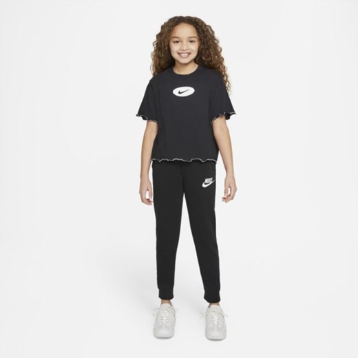 T-shirt treningowy dla dużych dzieci (dziewcząt) Nike Dri-FIT Icon Clash - Czerń Nike XL Nike poland