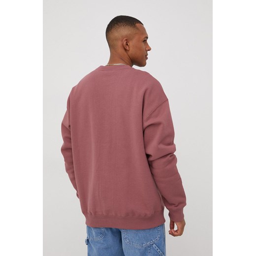 Volcom bluza męska kolor fioletowy z nadrukiem Volcom XL ANSWEAR.com