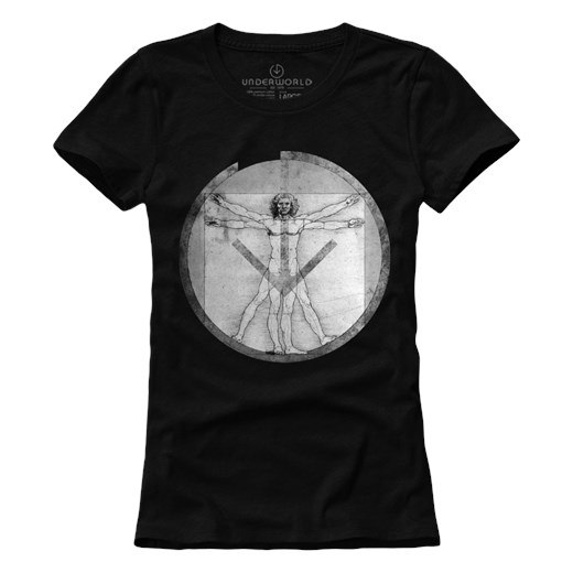 T-shirt damski UNDERWORLD Leonardo czarny ze sklepu morillo w kategorii Bluzki damskie - zdjęcie 135446453