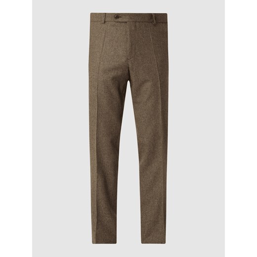 Spodnie do garnituru o kroju modern fit z mieszanki wełny model ‘Shiver’ Carl Gross 27 okazja Peek&Cloppenburg 