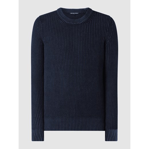 Sweter z mieszanki lnu i bawełny model ‘Novelty’ Michael Kors S promocyjna cena Peek&Cloppenburg 