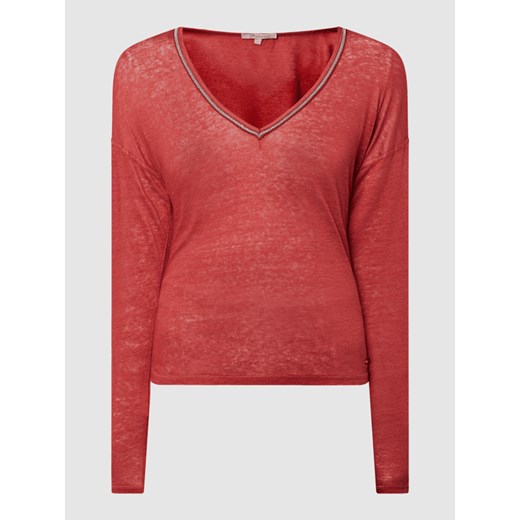 Bluzka z lnu model ‘Lucy’ Pepe Jeans M wyprzedaż Peek&Cloppenburg