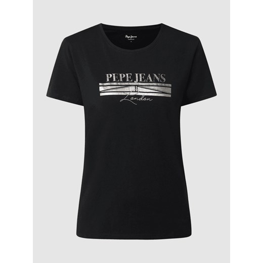 T-shirt z logo model ‘Emilia’ Pepe Jeans XS okazja Peek&Cloppenburg 