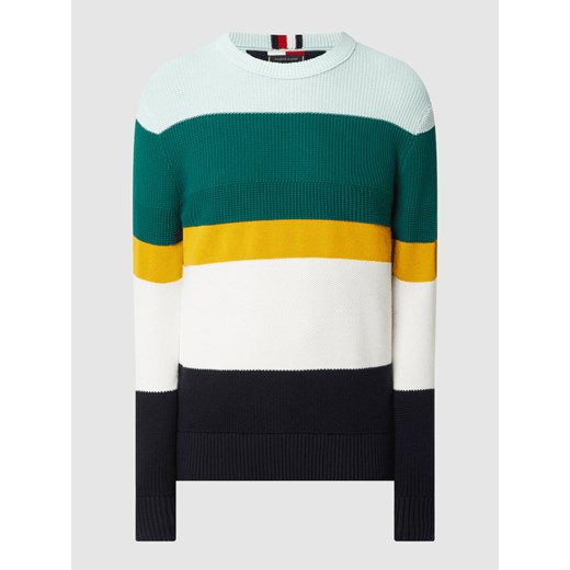 Sweter z bawełny ekologicznej Tommy Hilfiger XL wyprzedaż Peek&Cloppenburg 