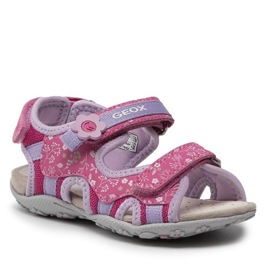 Sandały GEOX - J S.Roxanne C J92D9C 014CE C8257 M Fuchsia/Lilac Geox 24 eobuwie.pl promocja