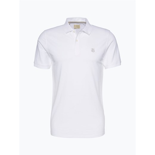 Selected - Męska koszulka polo – Shharo, biały XL vangraaf