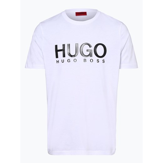 HUGO - T-shirt męski – Dolive, biały S vangraaf