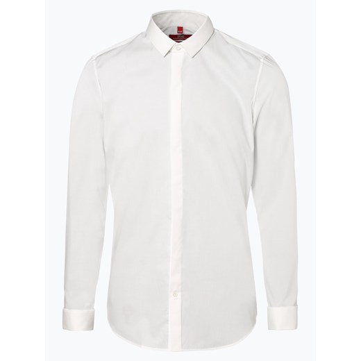 Finshley & Harding London - Koszula męska z wywijanymi mankietami, biały Finshley & Harding London 35-36 promocja vangraaf