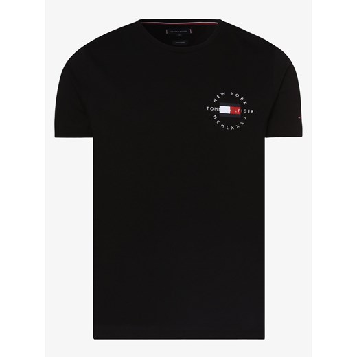 Tommy Hilfiger - T-shirt męski, czarny Tommy Hilfiger S vangraaf