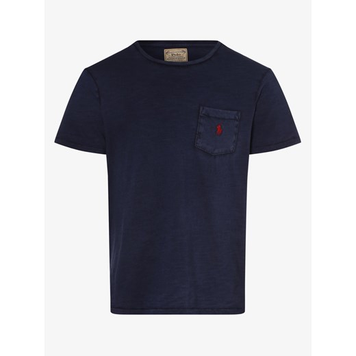 Polo Ralph Lauren - T-shirt męski – Custom Slim Fit, niebieski Polo Ralph Lauren S wyprzedaż vangraaf