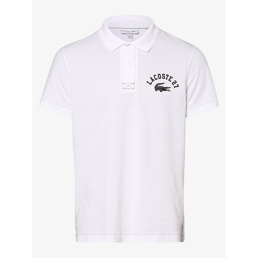Lacoste - Męska koszulka polo, biały Lacoste 7 okazyjna cena vangraaf