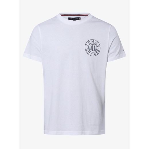 Tommy Hilfiger - T-shirt męski, biały Tommy Hilfiger L vangraaf okazyjna cena