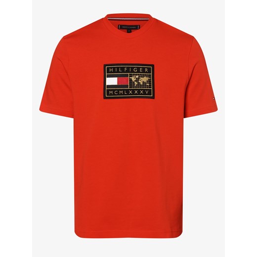 Tommy Hilfiger - T-shirt męski, czerwony Tommy Hilfiger M wyprzedaż vangraaf