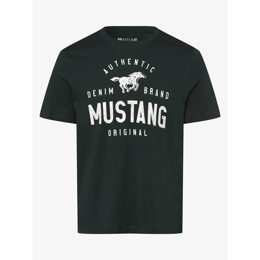 Mustang - T-shirt męski – Alex C, zielony Mustang S vangraaf