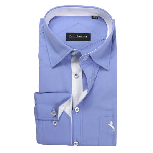 Koszula Paul Bright KSDWPBR0050 jegoszafa-pl niebieski guziki