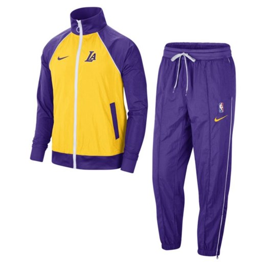 Dres męski Nike NBA Los Angeles Lakers Courtside - Żółć Nike S Nike poland