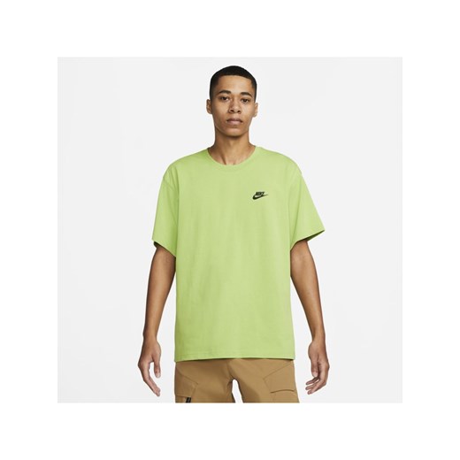 Męska koszulka z krótkim rękawem z lekkiej dzianiny Nike Sportswear - Zieleń Nike XL Nike poland