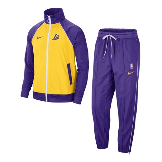 Dres męski Nike NBA Los Angeles Lakers Courtside - Żółć Nike M Nike poland