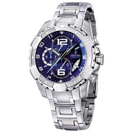 Zegarek Męski FESTINA F16358/5 Sport Chrono - 16358/5 Dostawa Gratis! 100 Dni na Zwrot Towaru - Gwarancja Satysfakcji!!! otozegarki granatowy kolekcja