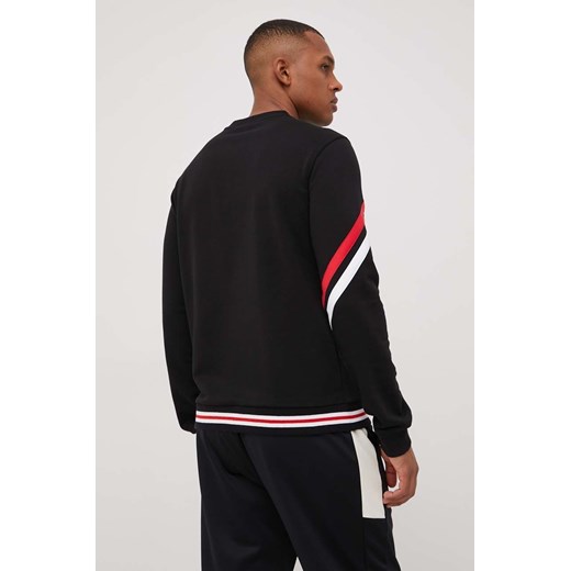 Fila bluza męska kolor czarny z aplikacją Fila S ANSWEAR.com