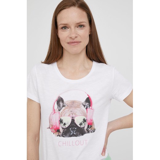 Frieda & Freddies t-shirt bawełniany kolor biały Frieda & Freddies 38 ANSWEAR.com