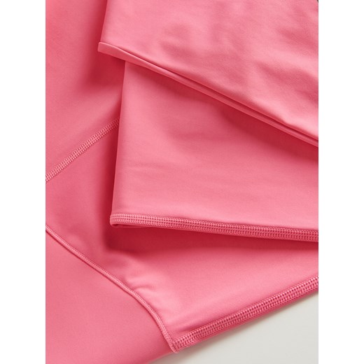 Reserved - Dzianinowe legginsy - Różowy Reserved L Reserved