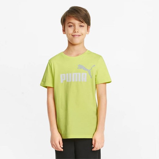 Koszulka młodzieżowa Essentials+ 2 Colour Logo Tee Puma Puma 164cm okazyjna cena SPORT-SHOP.pl