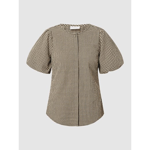 Bluzka z bufiastymi rękawami model ‘Sango’ Free/quent S okazja Peek&Cloppenburg 