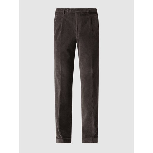 Spodnie sztruksowe o kroju comfort fit z bawełny model ‘Morello’ Hiltl 27 okazja Peek&Cloppenburg 