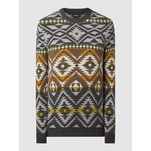 Sweter z mieszanki wełny model ‘Elio’ XL promocyjna cena Peek&Cloppenburg 