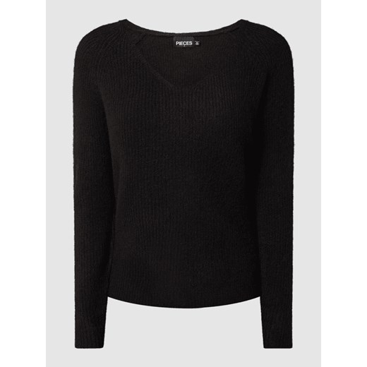 Sweter z raglanowymi rękawami model ‘Ellen’ Pieces S okazyjna cena Peek&Cloppenburg 