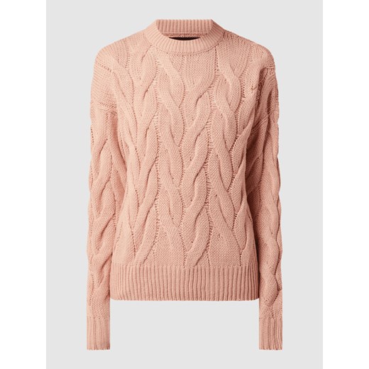Sweter ze ściegiem warkoczowym model ‘Nova’ Vero Moda XS promocyjna cena Peek&Cloppenburg 