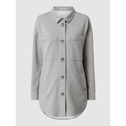 Kurtka koszulowa z wiskozy Betty & Co Grey 40 promocyjna cena Peek&Cloppenburg