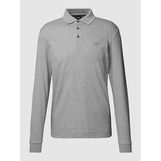 Koszulka polo z długim rękawem i detalem z logo XL Peek&Cloppenburg
