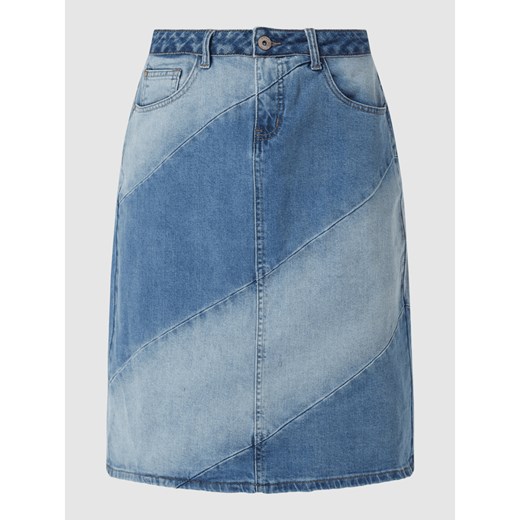 Spódnica jeansowa w stylu patchworkowym model ‘Milla’ Cream 38 Peek&Cloppenburg 