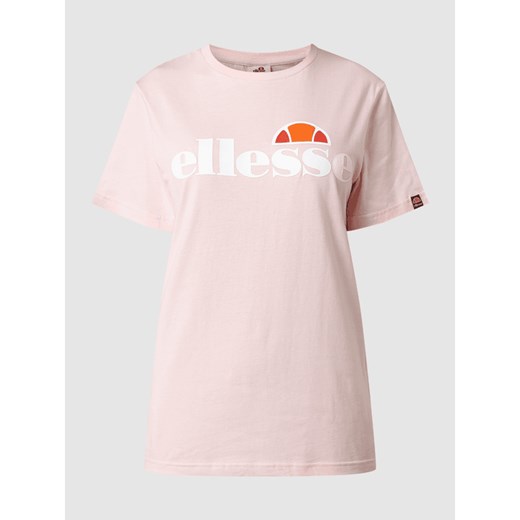 T-shirt z bawełny z detalami z logo Ellesse XS Peek&Cloppenburg 