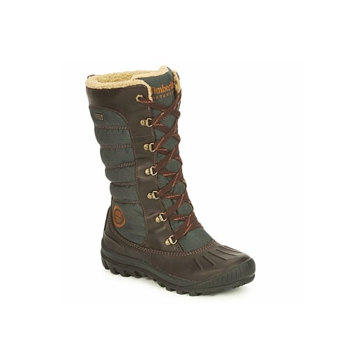 Timberland  Śniegowce EK MOUNT HOLLY F/L LACE DUCK WP BOOT spartoo szary zima