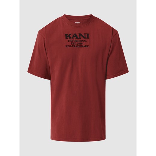 T-shirt z wyhaftowanym logo Karl Kani L Peek&Cloppenburg 