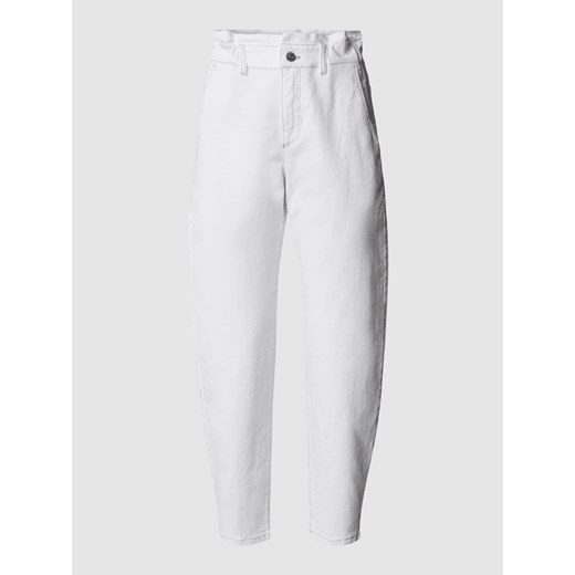 Jeansy z bardzo wysokim stanem o kroju slouchy fit Marc Cain 34 Peek&Cloppenburg
