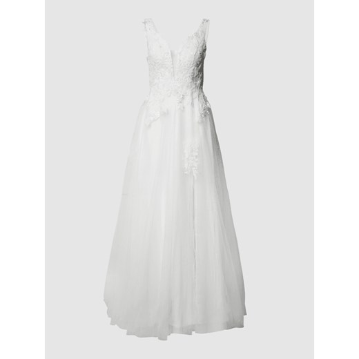 Suknia ślubna z haftami i cekinami ze sklepu Peek&Cloppenburg  w kategorii Sukienki - zdjęcie 135617784