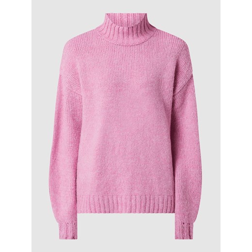 Sweter o kroju oversized ze stójką model ‘Noriet’ Pieces S wyprzedaż Peek&Cloppenburg 