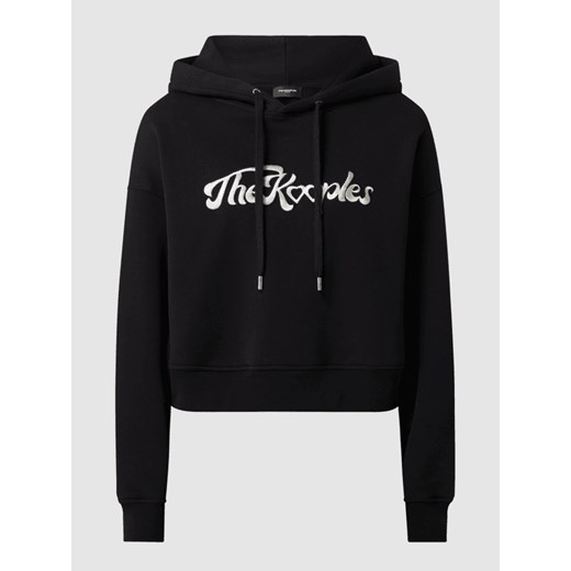 Bluza krótka z kapturem z logo The Kooples 34 Peek&Cloppenburg