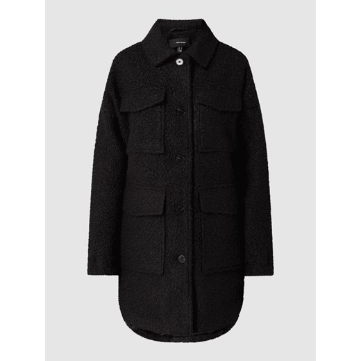 Krótki płaszcz z bouclé model ‘Anna’ Vero Moda L promocyjna cena Peek&Cloppenburg 