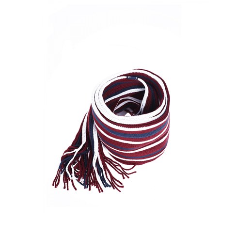 Striped scarf terranova fioletowy 